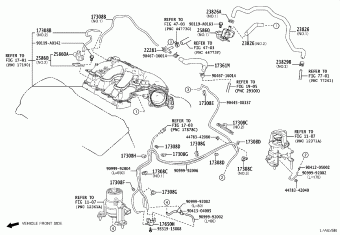 Engine/Fuel/Tool | Toyota AVALON GSX50L-AEZQBA AXXA55,AXXH5#,GSX50 