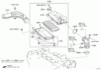 Engine/Fuel/Tool | Toyota SIENTA NSP170R-MWYDKD NSP170 Parts 