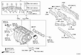 COROLLA SED MZEA12R-AEFDBQ MZEA1#,ZRE212,ZWE21#