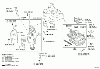 YARIS KSP211L-BHMRKW KSP211,MXPA11,MXPH1#