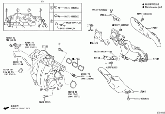 COROLLA/ALTIS MZEA11L-GEXDBV MZEA1#,ZRE21#,ZWE211