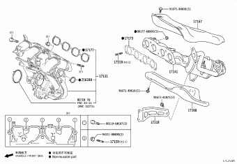 COROLLA SED ZWE219L-AEXLBA MZEA1#,ZRE212,ZWE21#