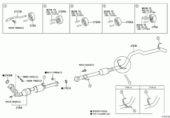 HILUX (DCB/SCB/XTR) GUN125L-BNFSXW3 GUN12#,135
