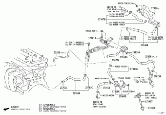 COROLLA/ALTIS ZRE210R-GEXDK MZEA1#,ZRE21#,ZWE211