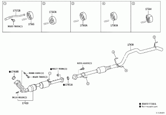 HILUX (DCB/SCB/XTR) GUN125L-DTFSXW GUN12#,135