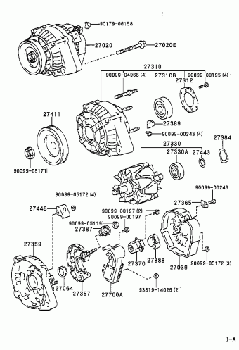 COROLLA HB/LB CE110L-AGMDEW 05.1999