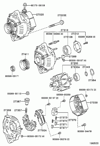 HILUX RZN147R-TRMDEQ3 09.1999