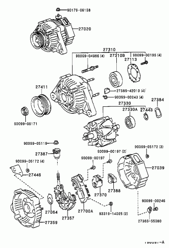 CAMRY ( SED) MCV10R-AEPGKN SXV1#,VCV10,MCV10