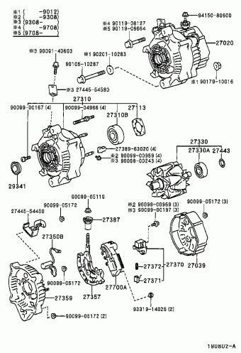 HIACE VAN,COMMUTER LH104L-BFMRS LH1##,RZH10#,11#,125,135,15#