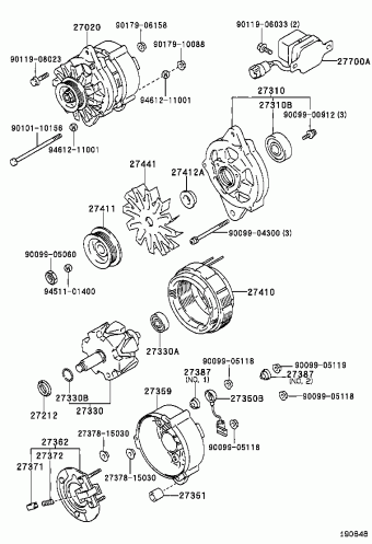 HILUX YN110L-CRMDSW 08.1988 - 08.1994