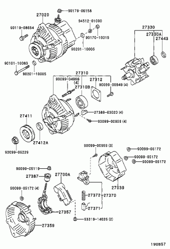 HILUX/4RUNNER (4WD) RN106L-PRMRE 04.1997