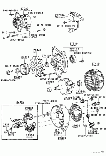 HILUX/4RUNNER (4WD) RN130R-GKMDSQ 01.1991