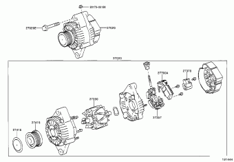 HILUX KDN145L-PRMDYW3 KDN1##,LN1##,RZN168,173