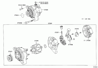 COROLLA SED/WG CDE120L-DWMDYW CDE120,NDE120,ZZE12#