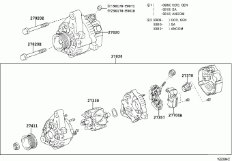 FORTUNER GGN50L-EKASKV GGN50,60,KUN5#,6#,LAN50,TGN51,61