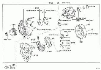 YARIS/ECHO 4D NCP12R-BEPRKQ NCP1#