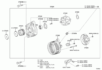 CAMRY/HYBRID GSV40L-JETGKU ACV4#,AHV40,GSV40