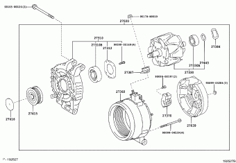 AVENSIS ADT250L-AEFEYW ADT25#,AZT25#,CDT250,ZZT25#