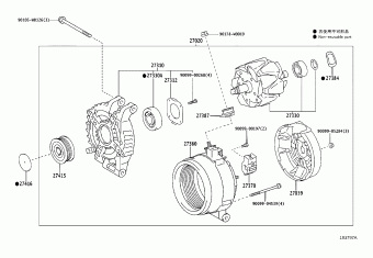 AVENSIS ADT270R-AEFEYW ADT27#,WWT27#,ZRT27#