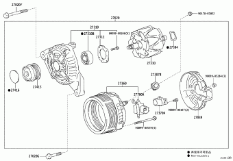 CAMRY/HYBRID ASV50L-JETVKC ACV51,ASV5#,AVV50