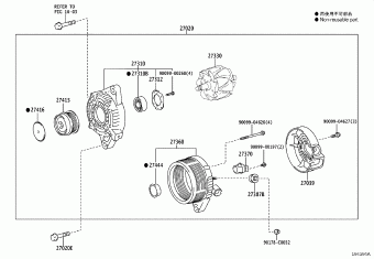 LEVIN/HYBRID ZRE181L-CEXEKC NRE181,ZRE18#,ZWE182