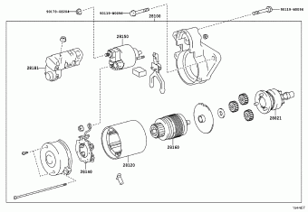 YARIS/HYBRID NLP130L-CHFNXW KSP130,NHP130,NLP130,NSP13#