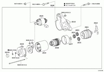 YARIS/HYBRID NSP131L-CHXNBW KSP130,NHP130,NLP130,NSP13#