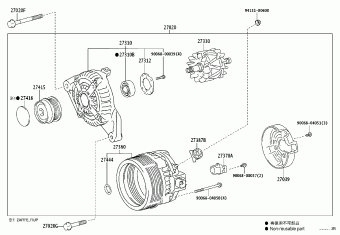 CAMRY/HYBRID ASV50L-RETNKX ACV51,ASV5#,AVV50,GSV50