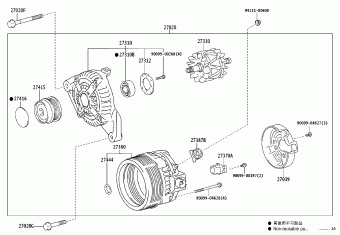 CAMRY/HYBRID ASV50L-RETNKX ACV51,ASV5#,AVV50,GSV50