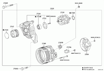 CAMRY/HYBRID ASV50L-RETNKX ACV51,ASV5#,AVV50,GSV50