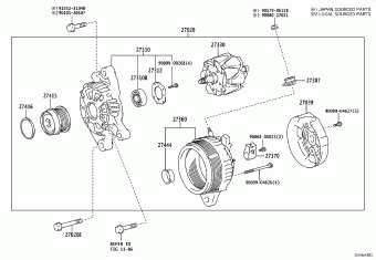 TACOMA TRN265L-PRTSKA GRN2##,3##,TRN2##