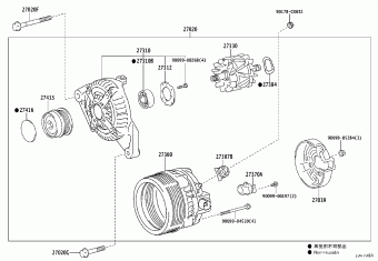 CAMRY/HYBRID ASV51L-JETEHC ACV51,ASV5#,AVV50
