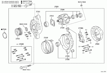 HILUX GUN126L-DGFLXG GGN125,GUN1##,LAN125,TGN1##