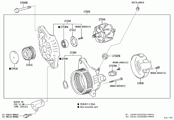 YARIS KSP211L-BHMRKW KSP211,MXPA11,MXPH1#