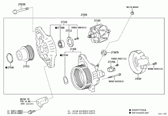 YARIS KSP211L-BHMRKW KSP211,MXPA11,MXPH1#