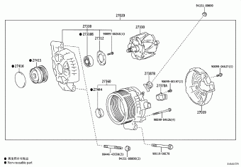 HARRIER/HYBRID MXUA80R-ANXGB AXUH80,MXUA80