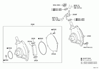 HILUX (DCB/SCB/XTR) GUN125L-BNFSXW3 GUN12#,135