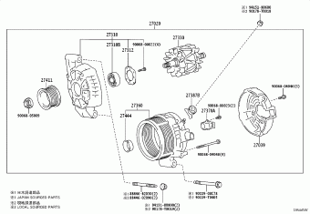 CAMRY MXVA80L-JEXQBT AXVA80,AXVH80,MXVA80