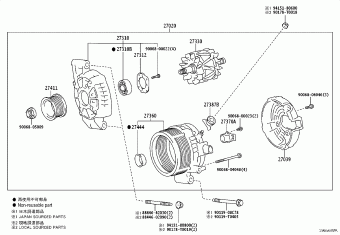 CAMRY MXVA80L-JEXQBT AXVA80,AXVH80,MXVA80