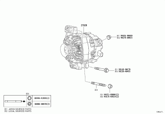 TACOMA TZNH47L-PRVSZA TZNA4#,TZNH47