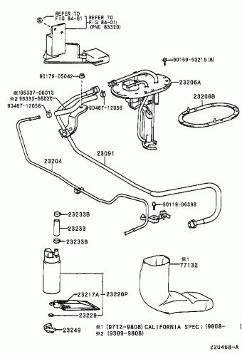 CELICA ST204L-BKPGKA AT200,ST204
