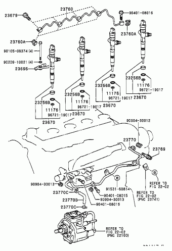HILUX KDN145L-PRMDYW3 KDN1##,LN1##,RZN168,173