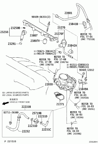 Engine/Fuel/Tool, Toyota WISH ANE12L-JPPGKR ANE1#,ZNE10 Parts Catalogs