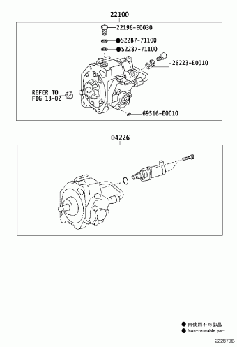 COASTER XZB53L-ZEMSY GRB53,TRB53,XZB53