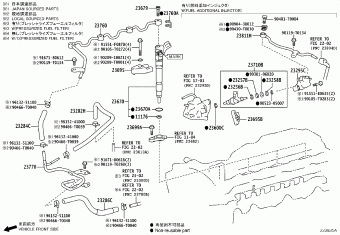 HILUX GUN125L-DNFLXN GGN125,GUN1##,LAN125,TGN1##