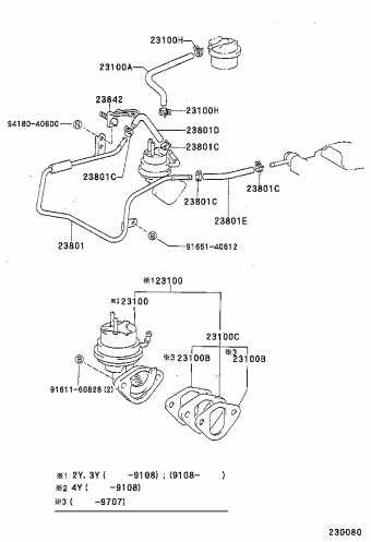 HILUX 2WD YN86L-PRMRSV 01.1997