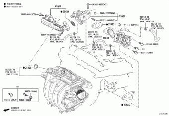 COROLLA/ALTIS MZEA18L-GEXDBV MZEA1#,ZRE21#,ZWE211