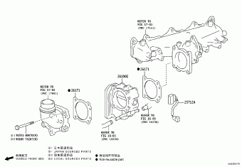 HILUX (DCB/SCB/XTR) GUN125L-BNFSXW3 GUN12#,135
