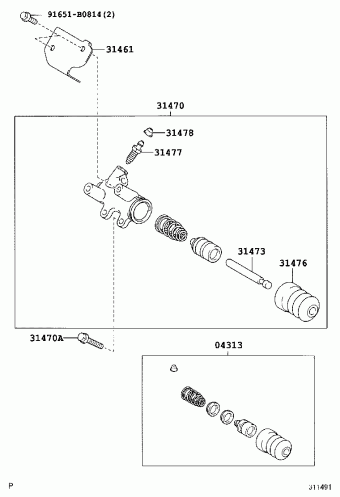 Power Train/Chassis | Toyota YARIS KSP90R-CHMGKW KSP90,NLP90,NSP90 