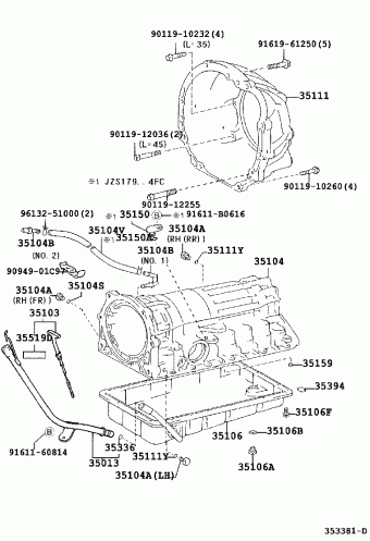 Power Train/Chassis | Toyota ALTEZZA/ALTEZZA GITA JCE15W-AWPVF